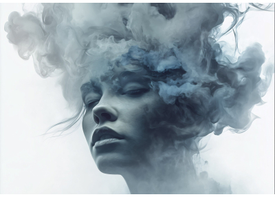 Флис Фототапет Красиво лице на жена